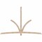 Ekena Millwork Davenport Smooth Timber Gable Bracket, Douglas Fir, 108"W x 72"H x 3 1/2"D x 3 1/2"F, 16/12 Pitch GBW108X72X0404DAV00SDF - alternate 1